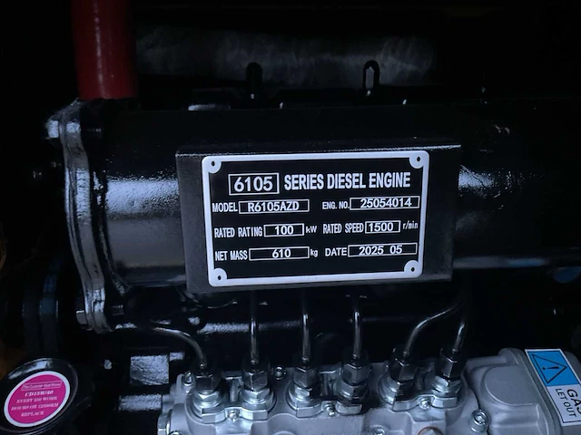 2025 - rte - 100 kva - stroomgenerator - afbeelding 2 van  18