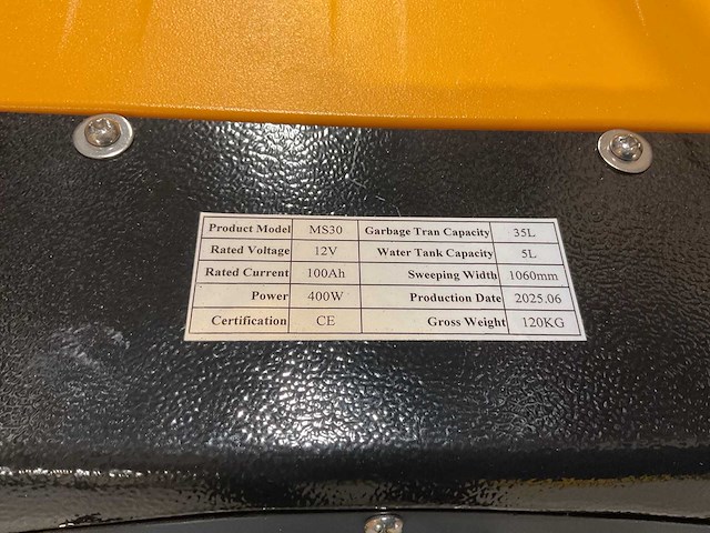 2025 - rte ms30 veegmachine - afbeelding 15 van  17