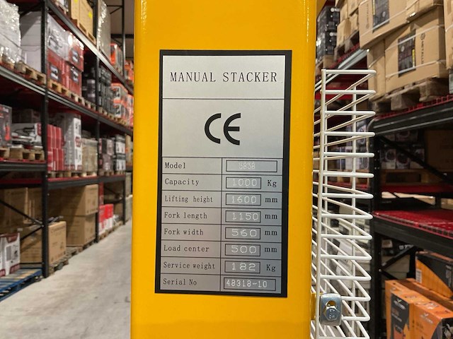 2025 - rte wms1000-1600 stapelaar - afbeelding 2 van  18