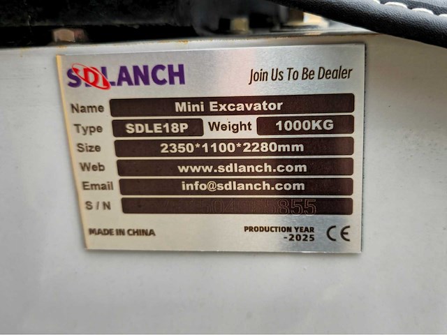 2025 - sdlanch - sdle18p - minigraafmachine - afbeelding 10 van  17