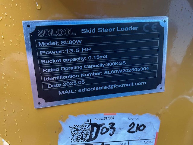2025 - sdlool sl80w shovel - afbeelding 4 van  21