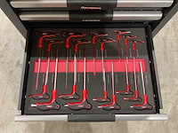 2025 - sg werkzeuge 7 laden 266 pc’s blacklist gereedschapswagen gevuld - afbeelding 20 van  22