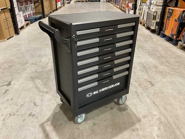 2025 - sg werkzeuge 7 laden 266 pc’s blacklist gereedschapswagen gevuld - afbeelding 2 van  19