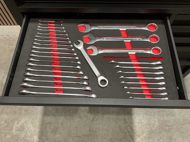 2025 - silverstahl 14 lades 344 pcs si/533 profline ep2415-2506 gereedschapswagen - afbeelding 19 van  78