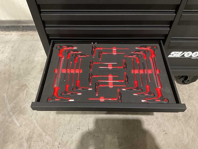 2025 - silverstahl 14 lades 344 pcs si/533 profline ep2415-2506 gereedschapswagen - afbeelding 34 van  78