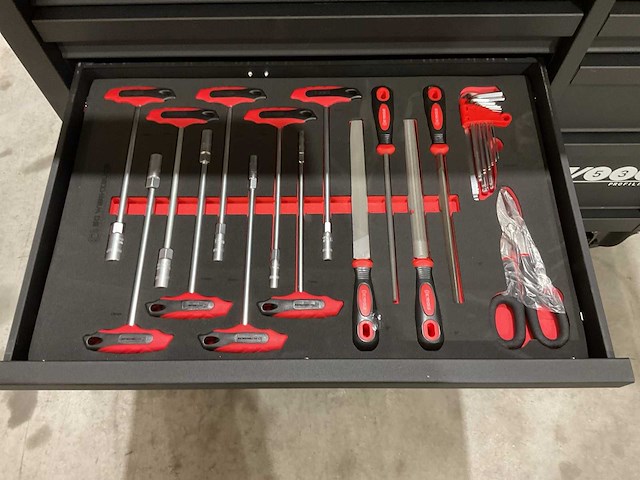 2025 - silverstahl 14 lades 344 pcs si/533 profline ep2415-2506 gereedschapswagen - afbeelding 3 van  52