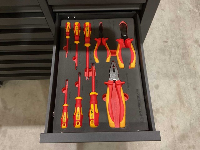 2025 - silverstahl 14 lades 344 pcs si/533 profline ep2415-2506 gereedschapswagen - afbeelding 9 van  52