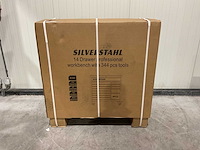 2025 - silverstahl 14 lades 344 pcs si/533 profline ep2415-2506 gereedschapswagen - afbeelding 36 van  52