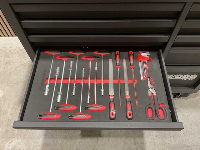 2025 - silverstahl 14 lades 344 pcs si/533 profline ep2415-2506 gereedschapswagen - afbeelding 18 van  66