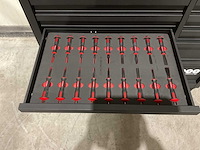 2025 - silverstahl 14 lades 344 pcs si/533 profline ep2415-2506 gereedschapswagen - afbeelding 46 van  66