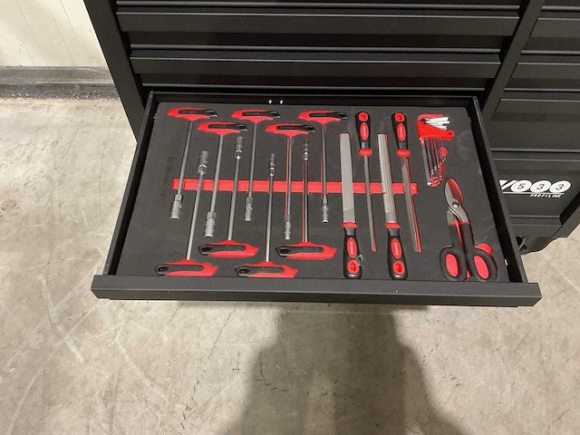 2025 - silverstahl 14 lades 344 pcs si/533 profline ep2415-2506 gereedschapswagen - afbeelding 37 van  48