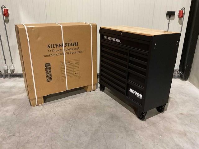 2025 - silverstahl 14 lades 344 pcs si/533 profline ep2415-2506 gereedschapswagen - afbeelding 37 van  51