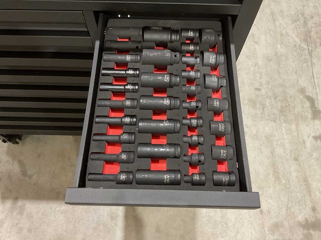 2025 - silverstahl 14 lades 344 pcs si/533 profline ep2415-2506 gereedschapswagen - afbeelding 7 van  50