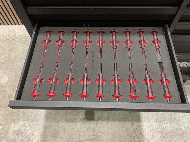 2025 - silverstahl 14 lades 344 pcs si/533 profline ep2415-2506 gereedschapswagen - afbeelding 24 van  45