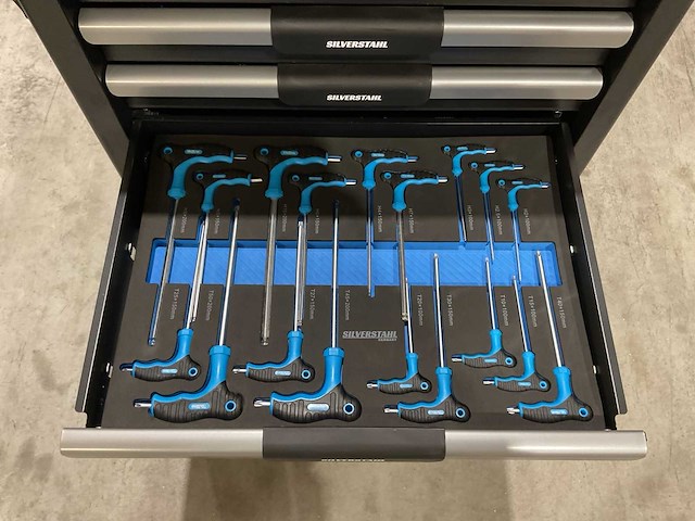 2025 - silverstahl 7 lades 266 pcs limited edition gereedschapswagen - afbeelding 2 van  62