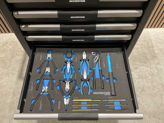 2025 - silverstahl 7 lades 266 pcs limited edition gereedschapswagen - afbeelding 18 van  62