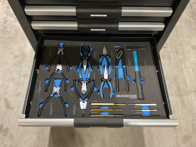 2025 - silverstahl 7 lades 266 pcs limited edition gereedschapswagen - afbeelding 2 van  42