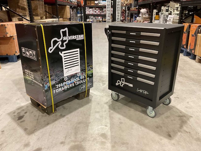 2025 - silverstahl 7 lades 266 pcs limited edition gereedschapswagen - afbeelding 8 van  42