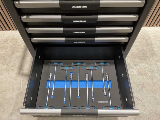 2025 - silverstahl 7 lades 266 pcs limited edition gereedschapswagen - afbeelding 14 van  42