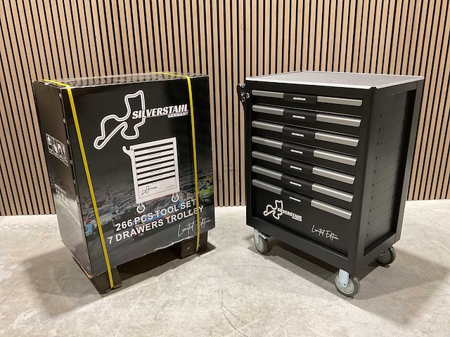 2025 - silverstahl 7 lades 266 pcs limited edition gereedschapswagen - afbeelding 9 van  36