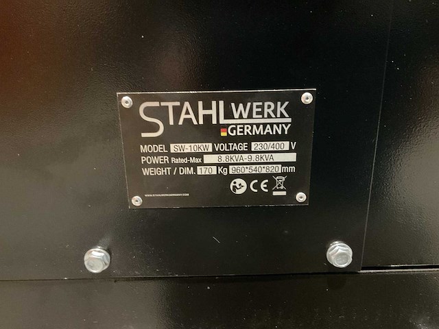 2025 - stahlwerk - sw-10kw - aggregaat/stroomgenerator - afbeelding 24 van  62
