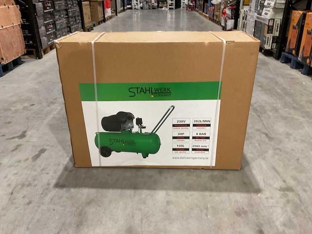 2025 - stahlwerk - sw-c100 -100l luchtcompressor - afbeelding 11 van  17