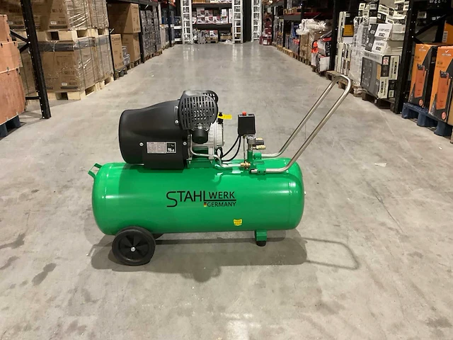 2025 - stahlwerk - sw-c100 -100l luchtcompressor - afbeelding 16 van  18