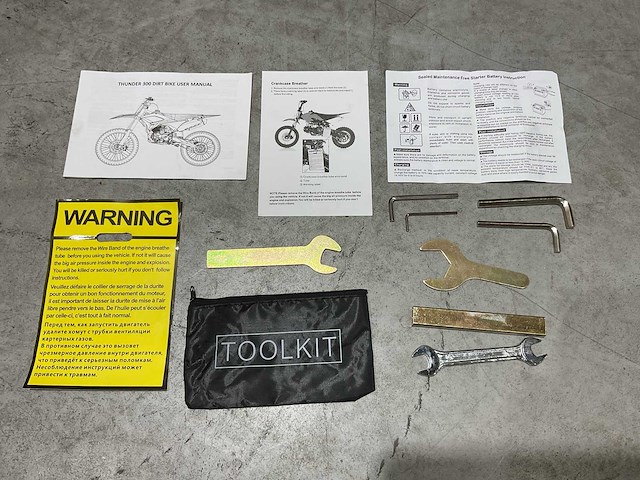 2025 - ultra cross thunder 300 blauw agb40-1 motorfiets - afbeelding 24 van  24