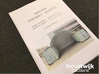 2025- easy-going - (6x12x2 meter) - shelter overkapping / tent tussen 2 containers c2040h - afbeelding 6 van  8
