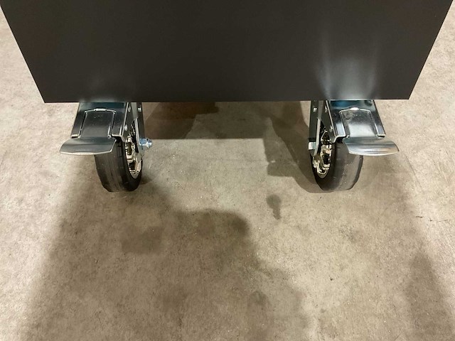 2025 72” 15 laden htc7215pc-1 zwart/hout gereedschapswagen - afbeelding 6 van  16