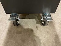 2025 72” 15 laden htc7215pc-1 zwart/hout gereedschapswagen - afbeelding 6 van  16