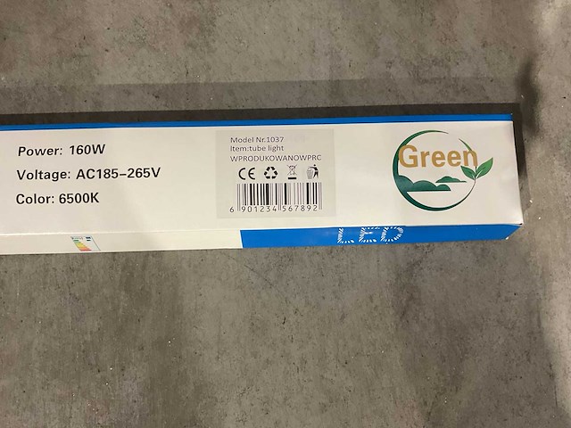 2025 a-group 1037 plafond verlichting 1,2m 160watt winkelverlichting - afbeelding 1 van  5