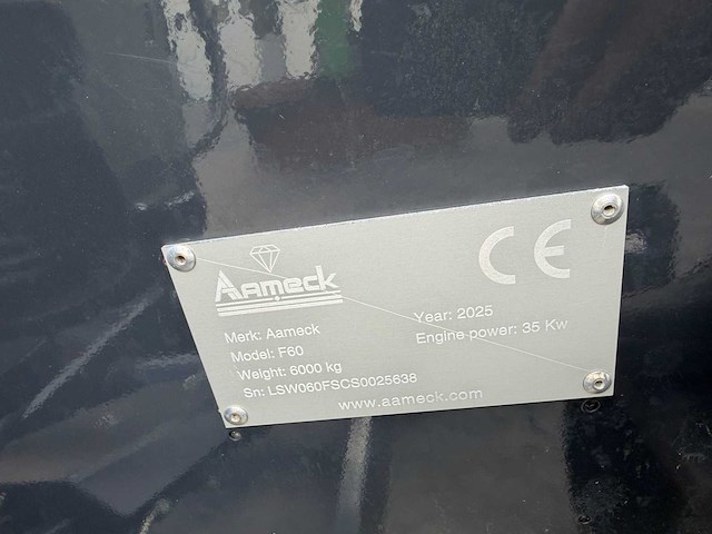 2025 aameck f60 rupsgraafmachine - afbeelding 76 van  80