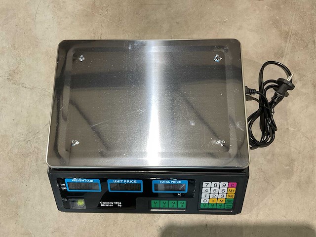 2025 acs digitale prijs weegschaal max 40kg - afbeelding 4 van  14