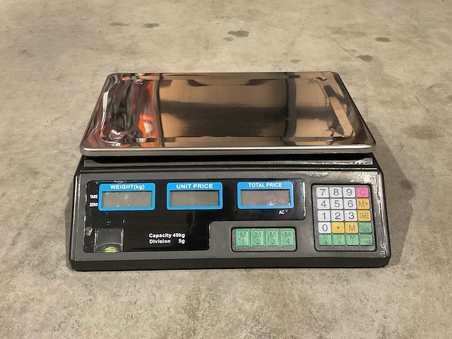 2025 acs digitale prijs weegschaal max 40kg - afbeelding 10 van  16