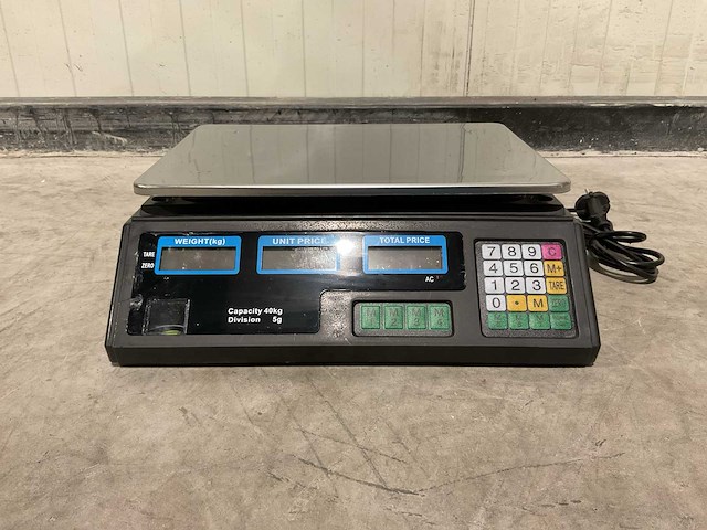 2025 acs digitale prijs weegschaal max 40kg - afbeelding 11 van  16
