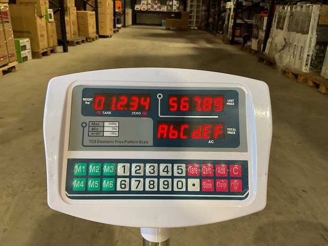2025 acs max 300kg vloerweegschaal - afbeelding 8 van  11