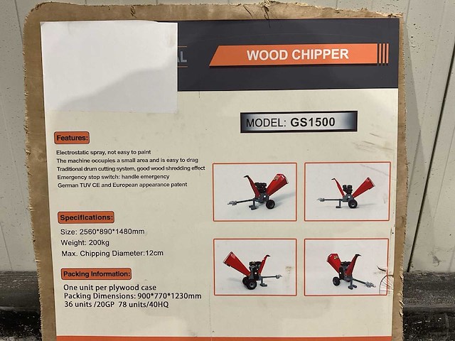 2025 agt gs1500 houthakselaar - afbeelding 14 van  57