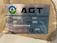2025 agt gs1500 houthakselaar - afbeelding 11 van  57