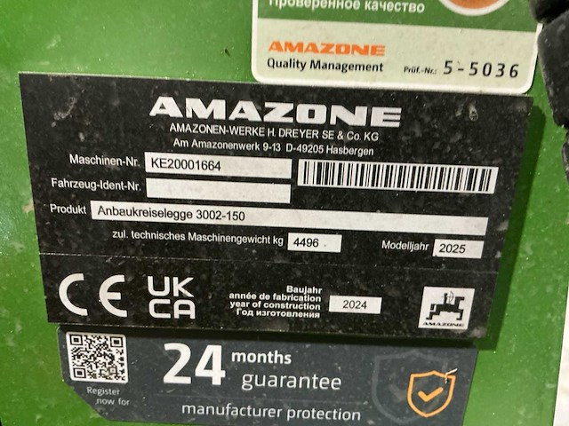 2025 amazone cataya 3000 special zaaimachine - afbeelding 20 van  21