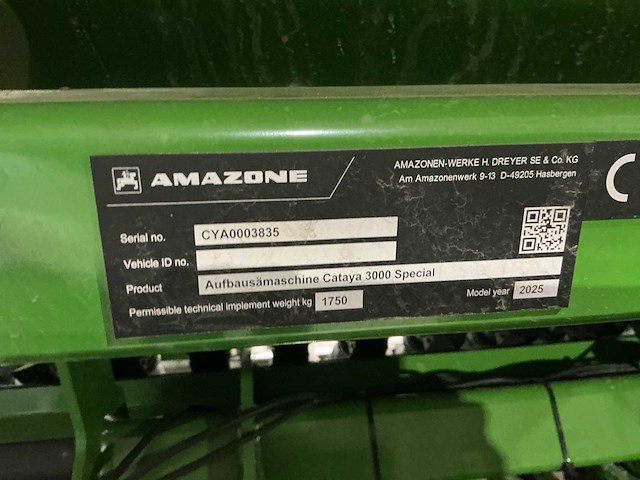 2025 amazone cataya 3000 special zaaimachine - afbeelding 21 van  21