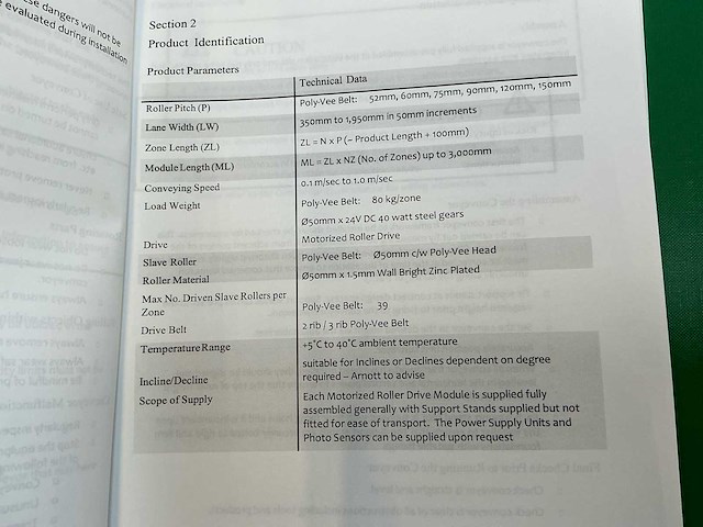 2025 arnott conveyors qc30349 rollenbaan 35m - afbeelding 10 van  13