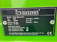 2025 bema 20 agrar-line 2300 straatveegmachine - afbeelding 2 van  10