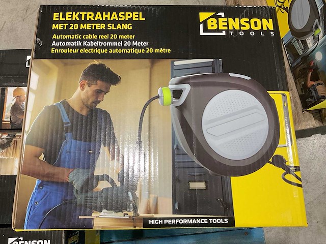 2025 benson 20 meter 015104 verlengkabelhaspels en -snoer - afbeelding 6 van  15