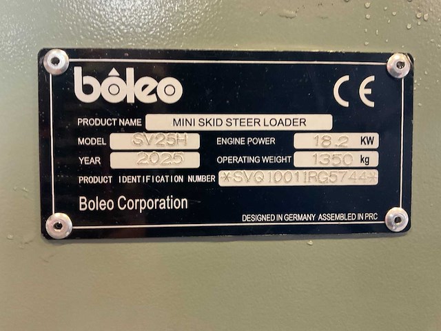 2025 boleo sv25h schranklader - afbeelding 8 van  10