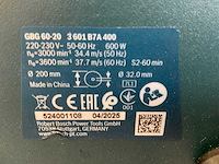 2025 bosch professional gbg 60-20 slijpmachine - afbeelding 3 van  3