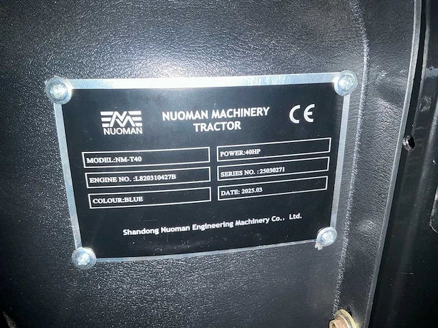 2025 bouman nm-t40 compacttractor met maaidek “ongebruikt” - afbeelding 41 van  47