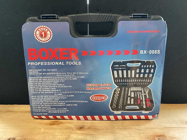 2025 boxer bx-008s 108 delig doppenset - afbeelding 1 van  4
