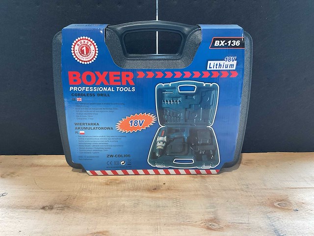 2025 boxer bx-136 accu schroefmachine - afbeelding 3 van  5