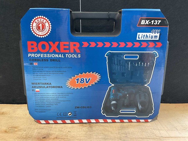 2025 boxer bx-137 accu schroefmachine - afbeelding 4 van  5